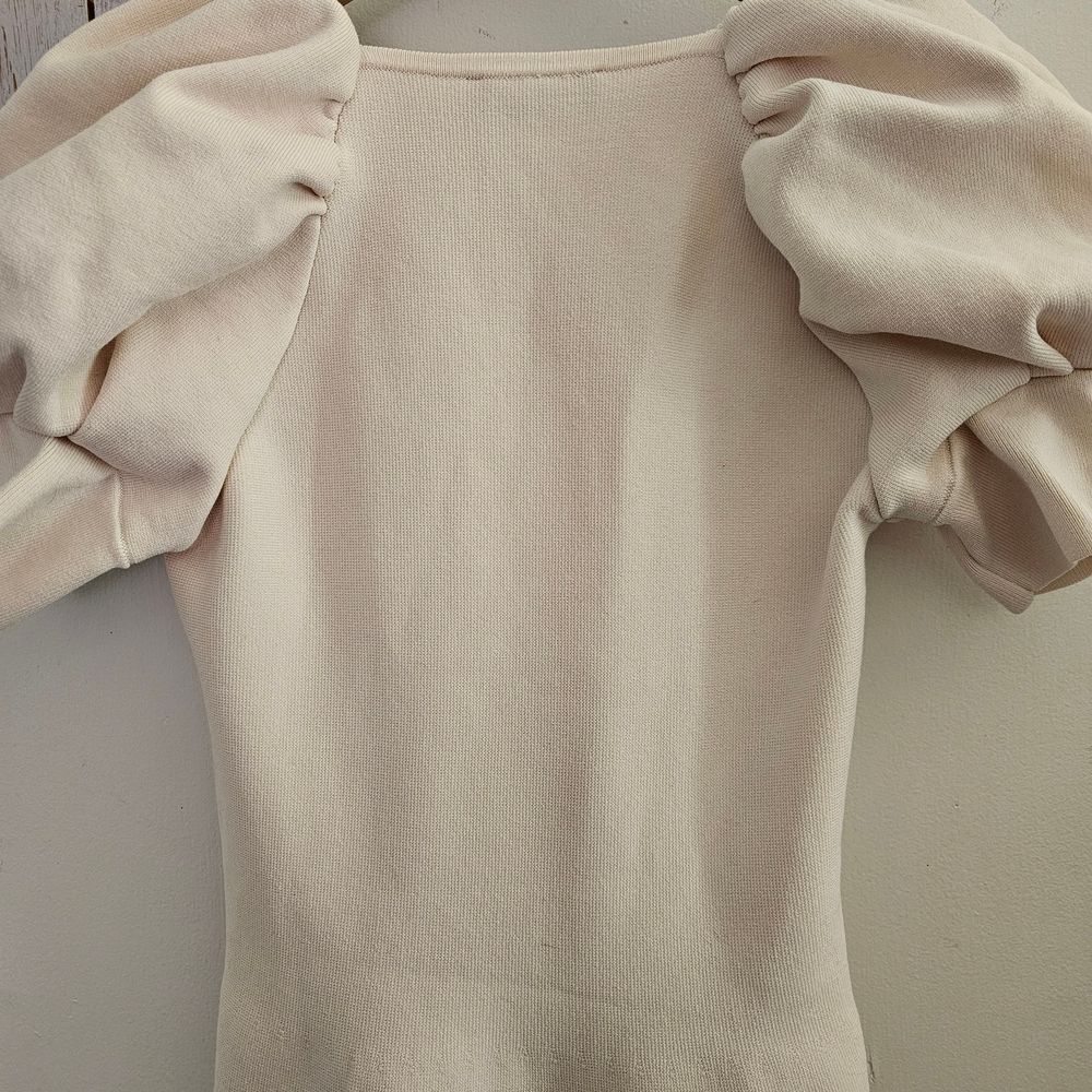Express Cream Puff Sleeve Size Small Mini Dress - Picture 8 of 8